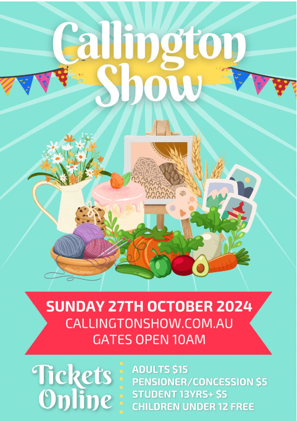 We'll bring doing free tastes and take away sales of our beers at the 2024 Calltington Show.